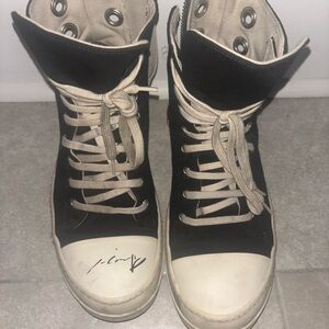 *SIGNED* Rick Owen Drkshdw Hightop